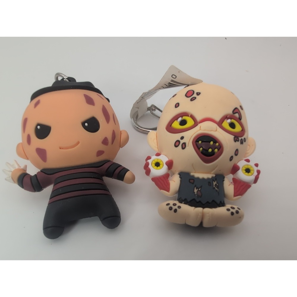 Halloween Keychain Lot Of 2 Nightmare On Elm Street Freddy Krueger Zombie Babies